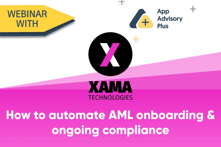 Automate AML onboarding and ongoing compliance with XAMA logo