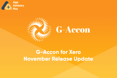 G-Accon for Xero November Release Update logo
