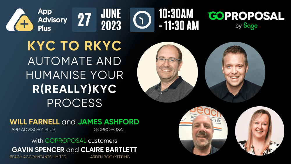 App of the Month:  KYC to RKYC – Automate and Humanise your R(really)KYC Process with GoProposal logo
