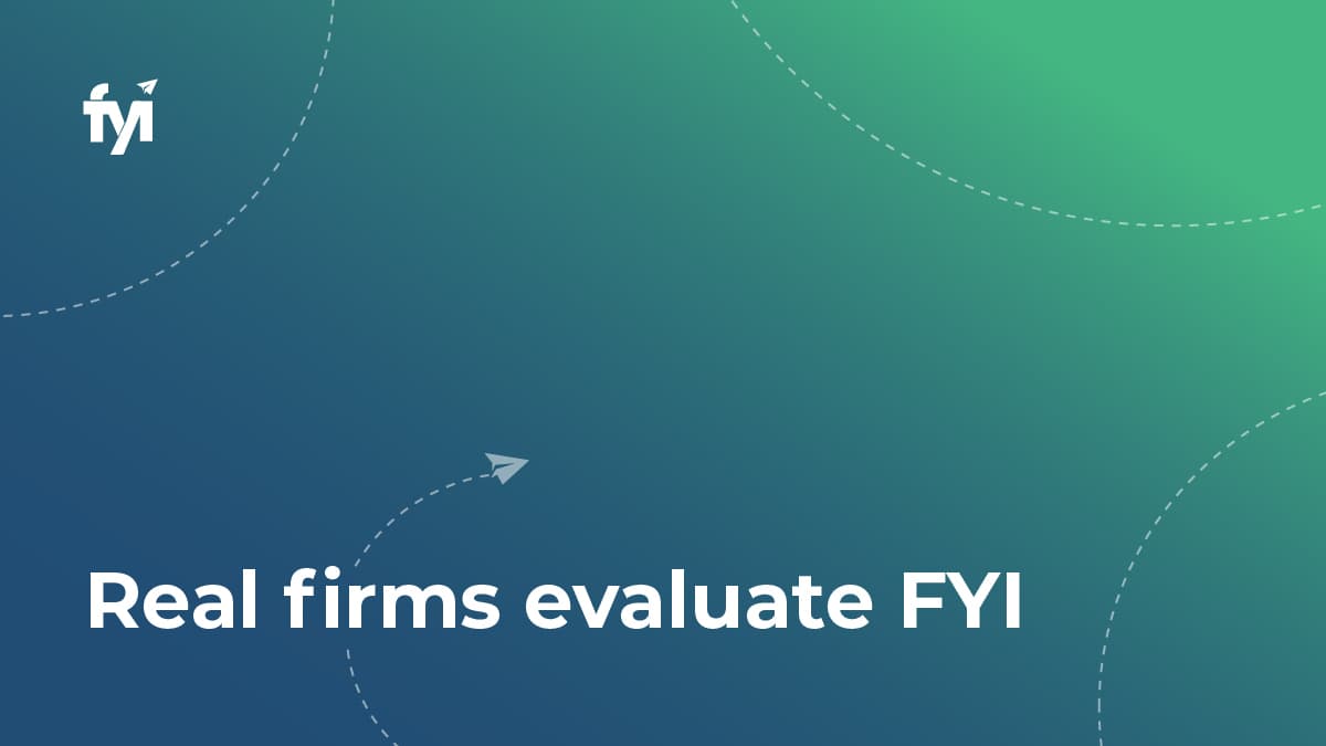 Proven ROI, as proven by our customers from FYI image