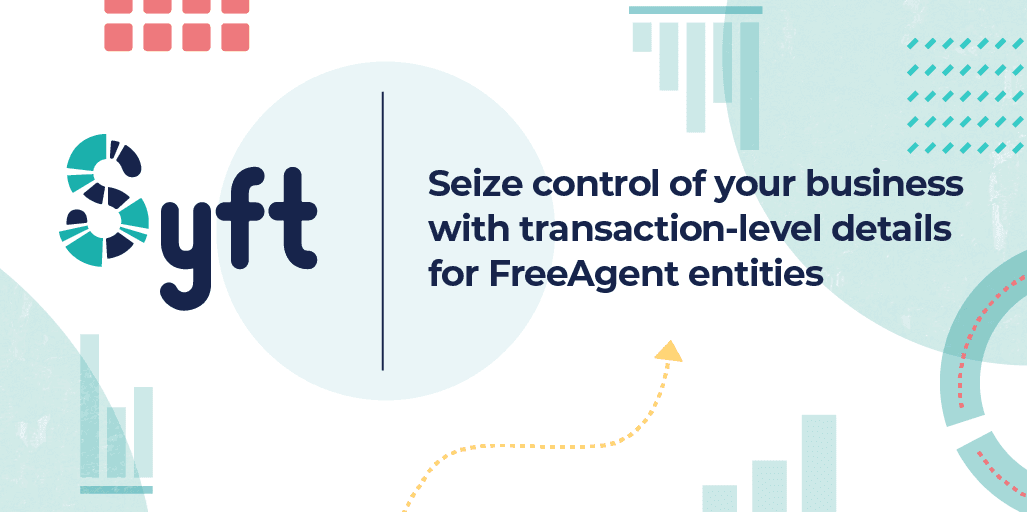 Syft: Seize control of your business with transaction-level details for FreeAgent entities 💪 logo
