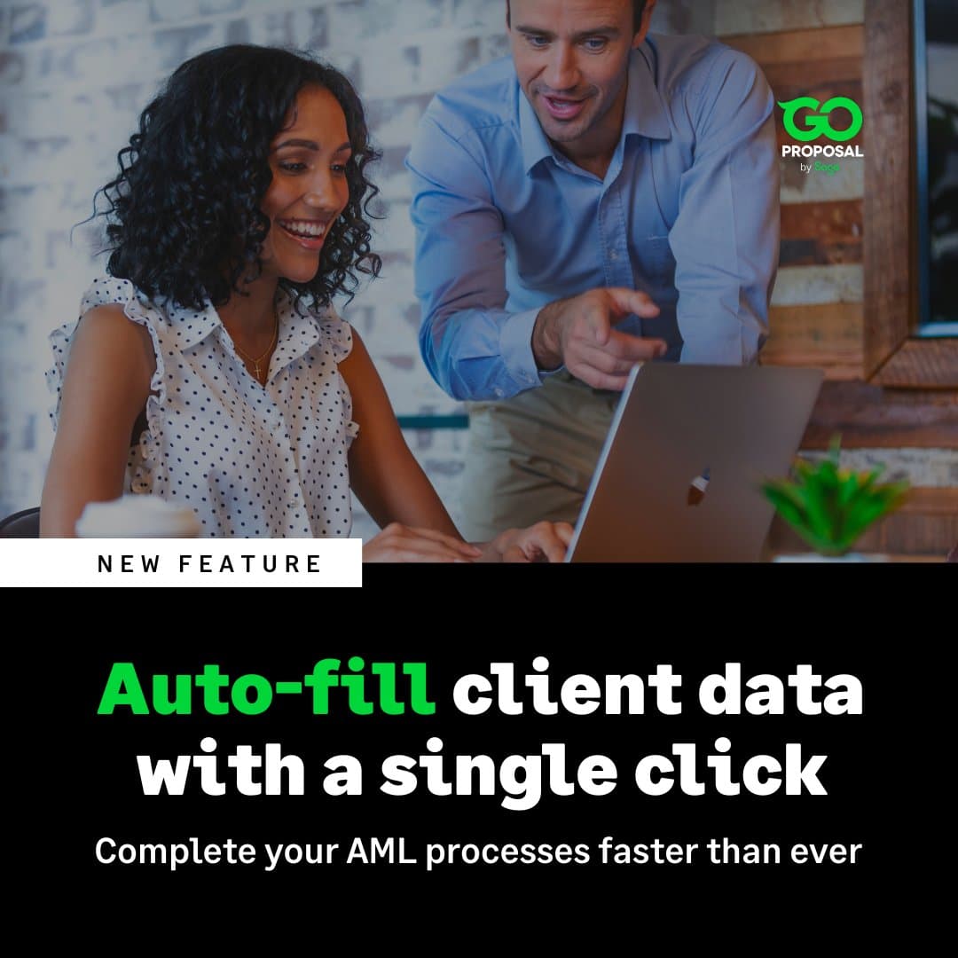 New feature announced: GoProposal AML image