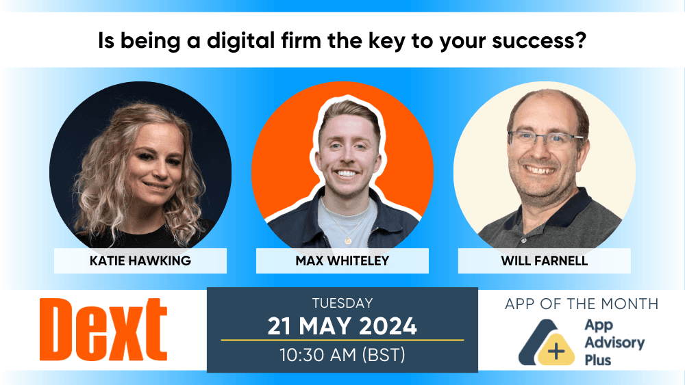  Is being a digital firm the key to your success? App of the Month webinar with Dext image