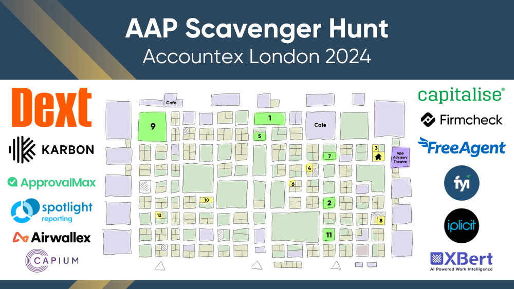 Accountex London 2024 Scavenger Hunt logo