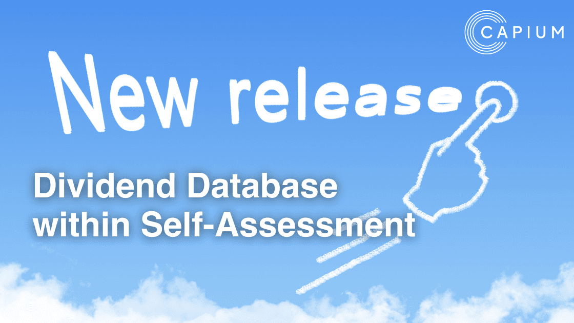 Dividend Database within Self-Assessment logo