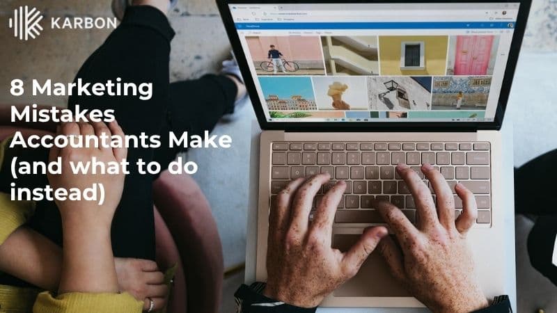 8 Marketing Mistakes Accountants Make (and what to do instead) logo