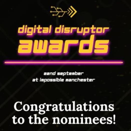 🎉 Digital Disruptor Awards 🎉 logo