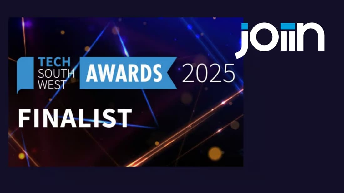 Joiin Named Finalist in FinTech and Growth Categories at the Tech South West Awards 2025 logo