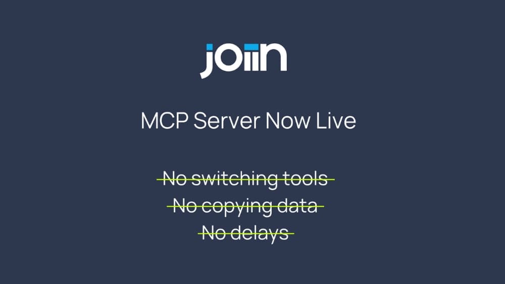 Connect Joiin your AI Client: MCP Server Is Now Live logo