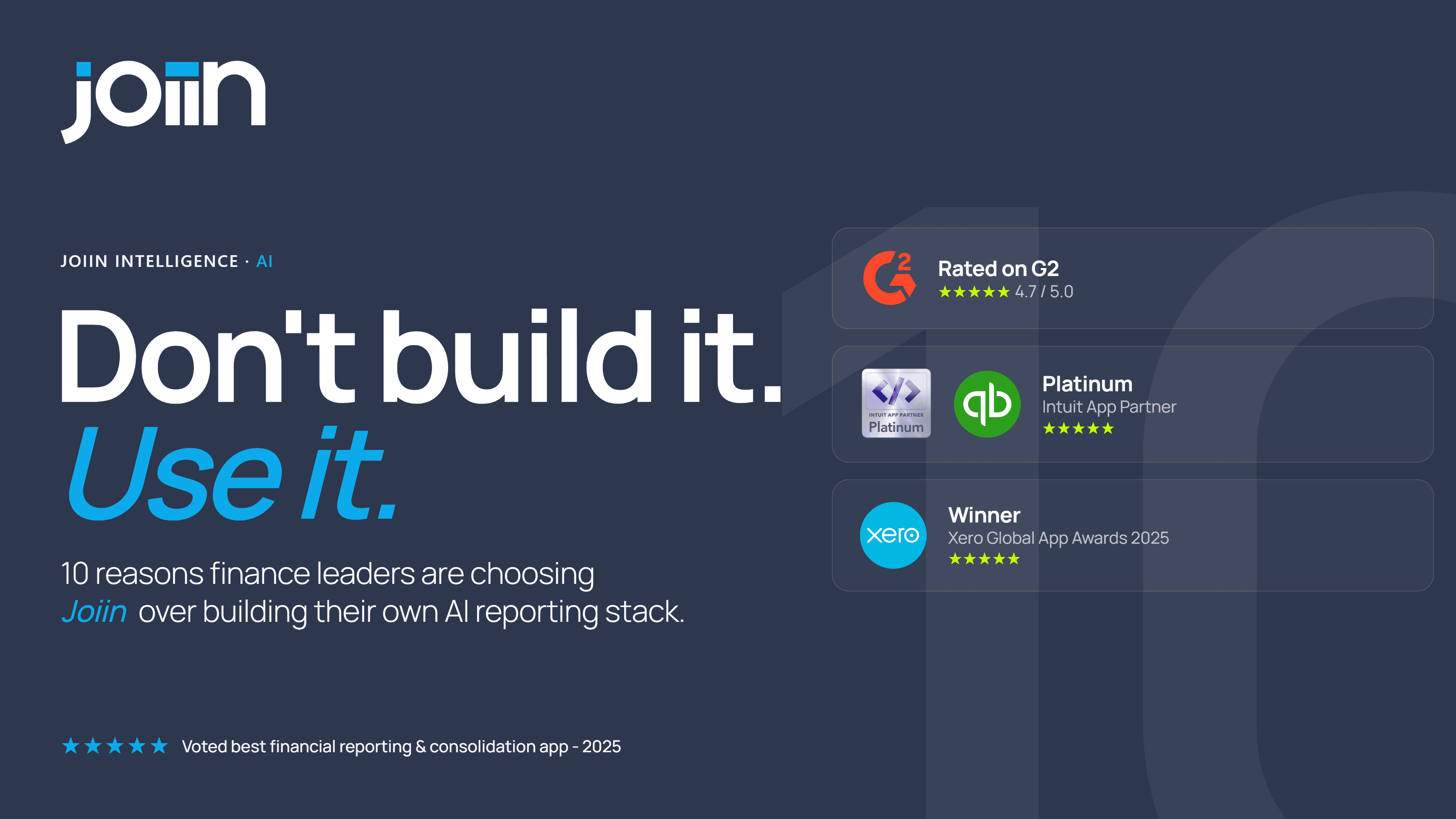 Building your own AI stack for financial reporting? logo