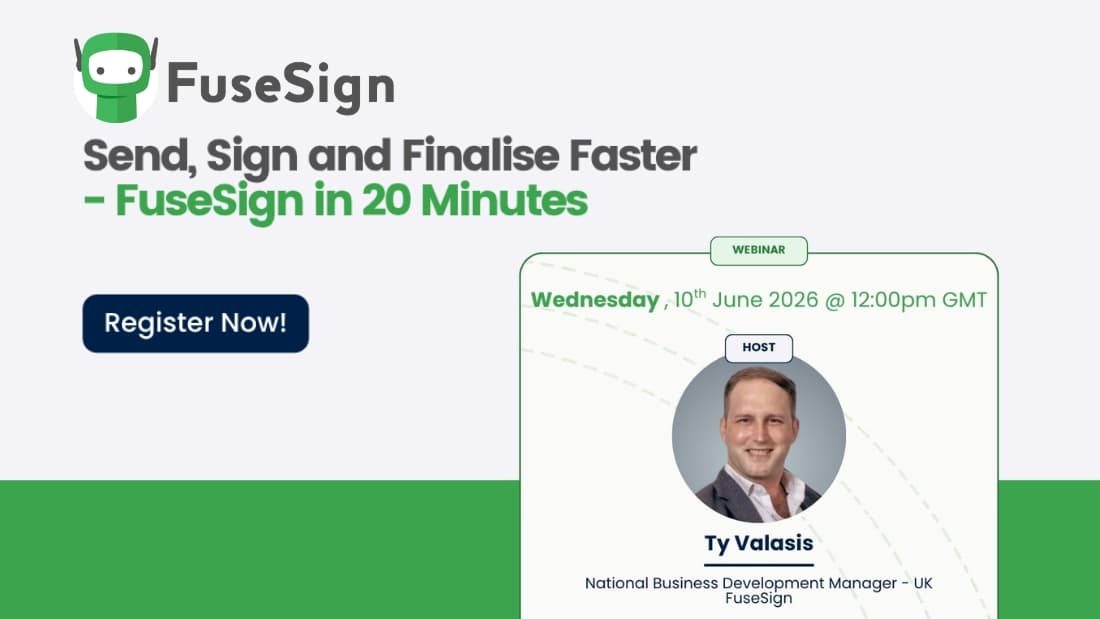 Send, Sign and Finalise Faster image