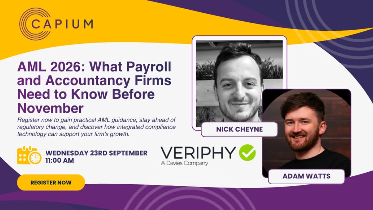 AML 2026: What Payroll and Accountancy Firms Need to Know Before November image