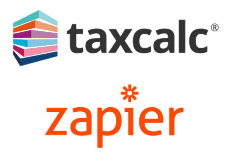 Adding clients to TaxCalc with ease with help from Zapier logo