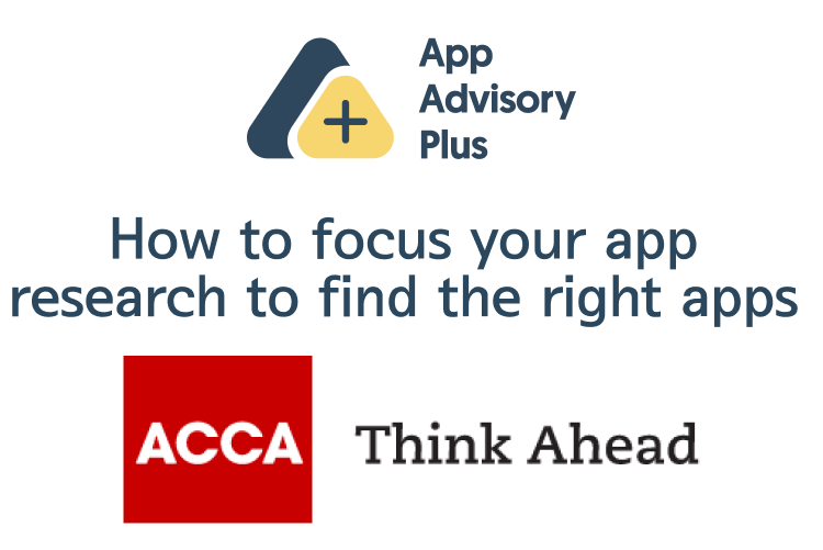 On-Demand ACCA Webinar: How to focus your App Research to Find the Right Apps logo