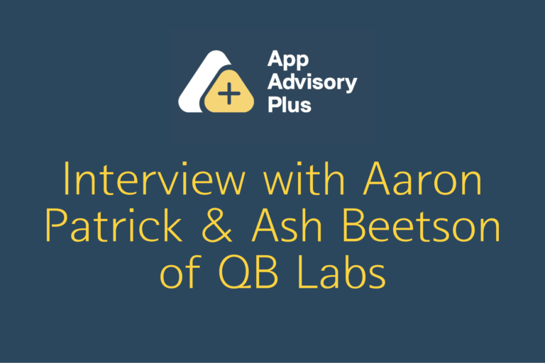 App Advisory Plus speak to QB Labs logo