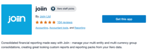 Joiin becomes one of Xero’s staff picks for November! logo