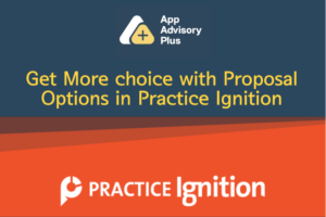 More choice with Proposal Options in Practice Ignition logo