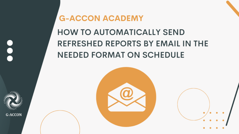 Easy automation with G-Accon Google Sheets add-on: email updated reports to your clients logo