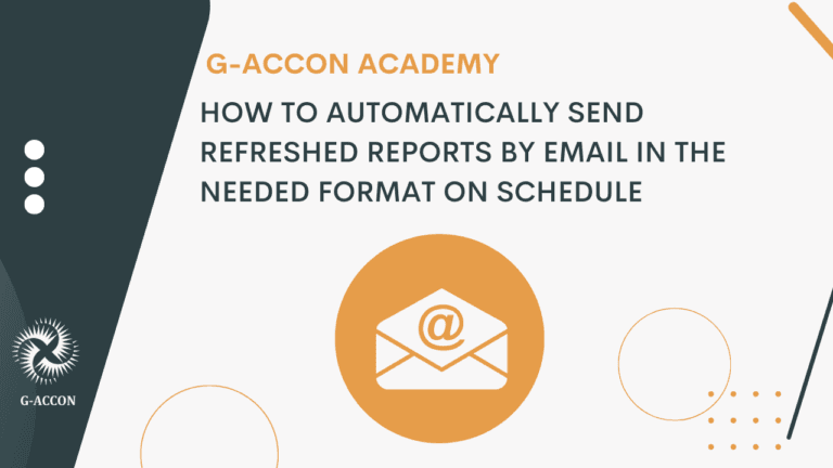 Easy automation with G-Accon Google Sheets add-on: email updated reports to your clients image