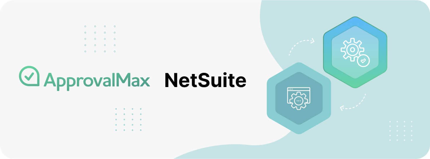 Power up your NetSuite approvals by integrating with ApprovalMax logo