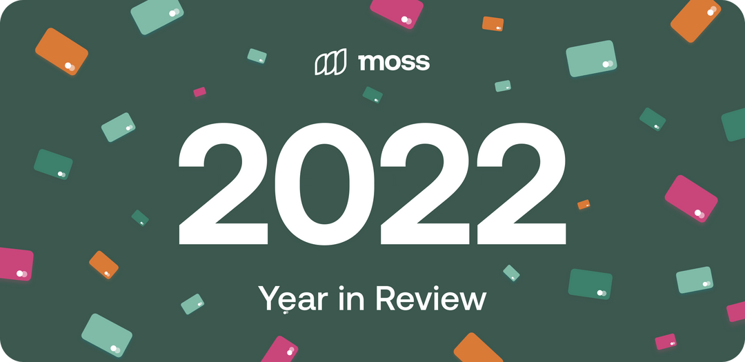 What a year it's been! Moss 2022 logo