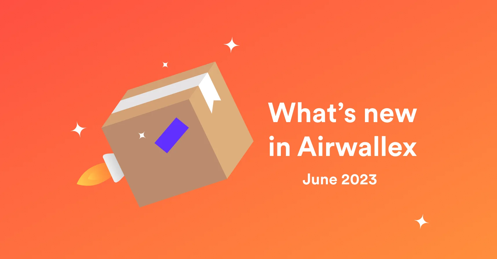 What's new in Airwallex - June 2023 logo