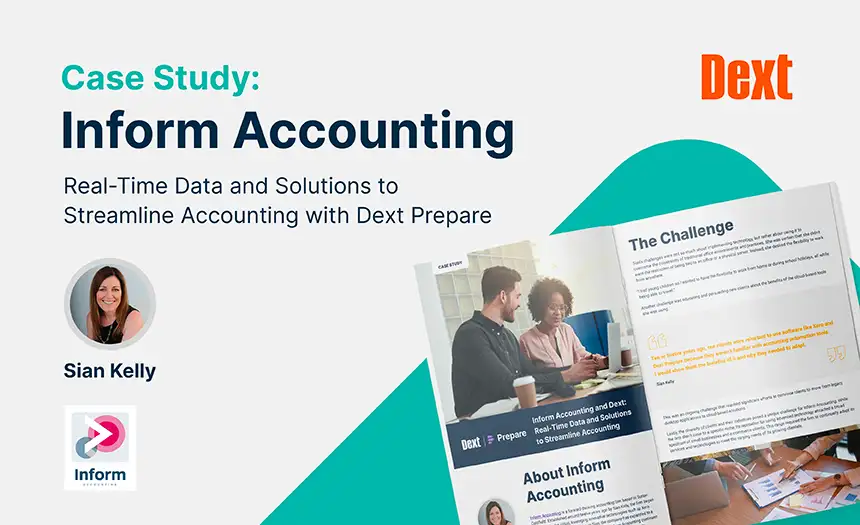 Inform Accounting and Dext: Real-Time Data and Solutions to Streamline Accounting logo