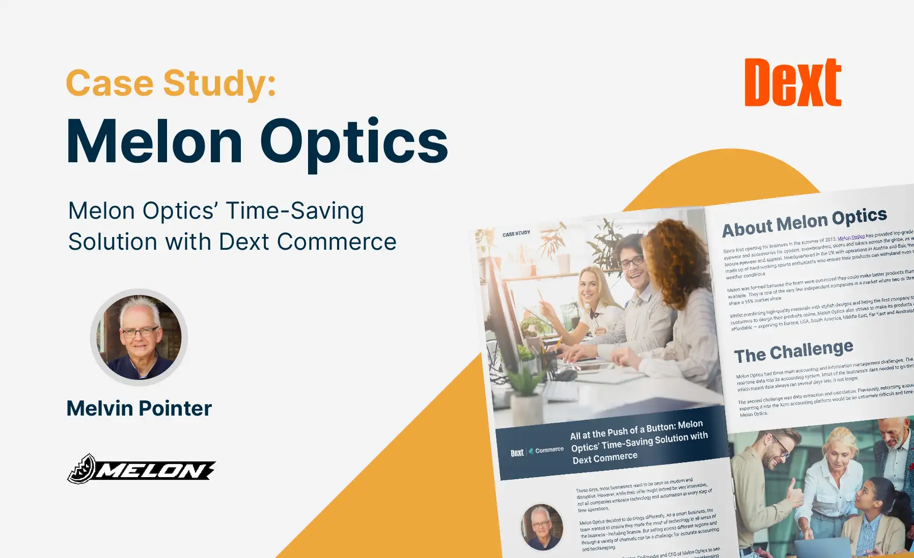 All at the Push of a Button: Melon Optics’ Time-Saving Solution with Dext Commerce logo