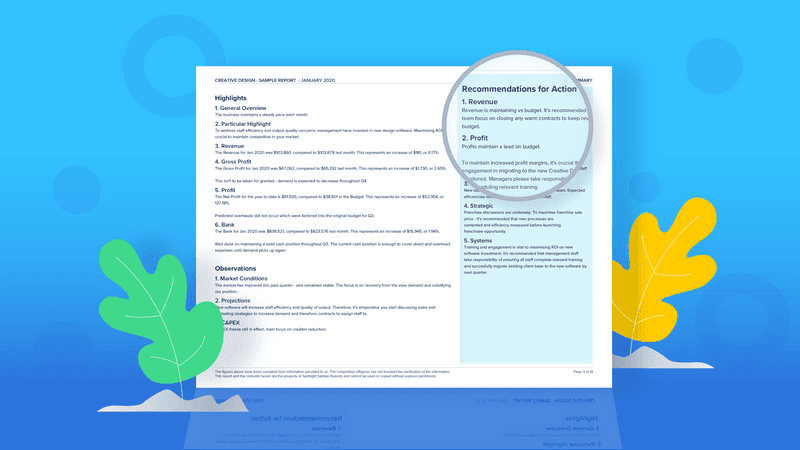 Annotations and Commentary: Adding Thoughts to your Reports with Spotlight Reporting logo