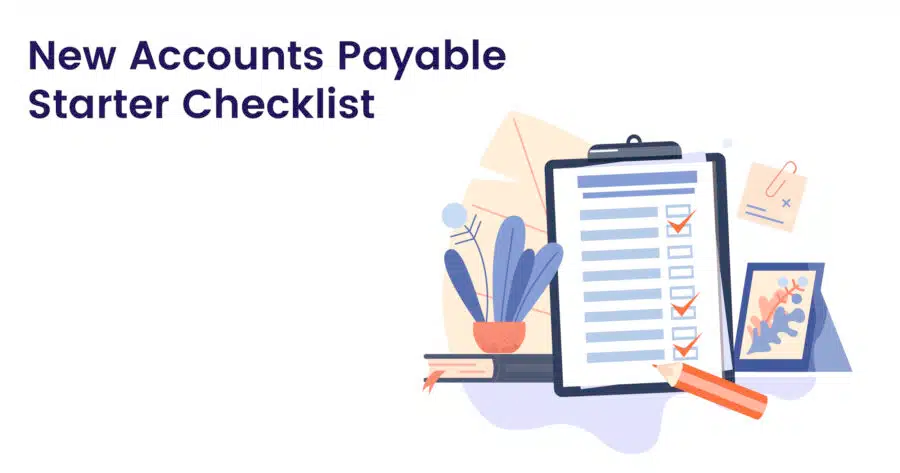 New Accounts Payable Starter Checklist by Zahara logo