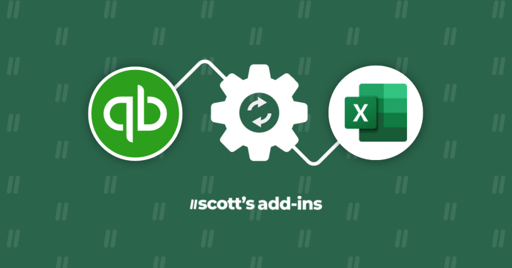 How to Automate a QuickBooks Export to Excel by Scott's Add-ins logo