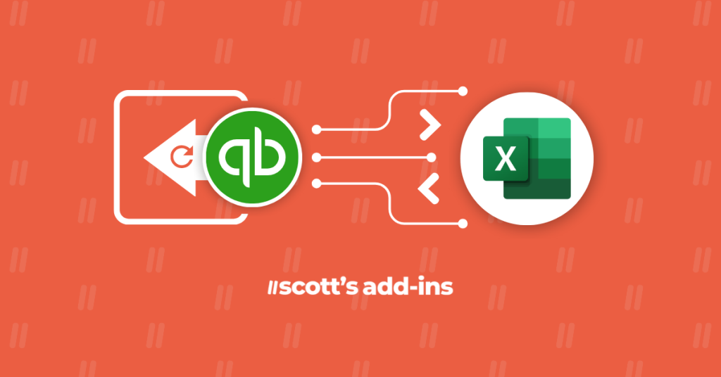 Scott's Add-ins: How to Automatically Import Quickbooks Data Into Excel image