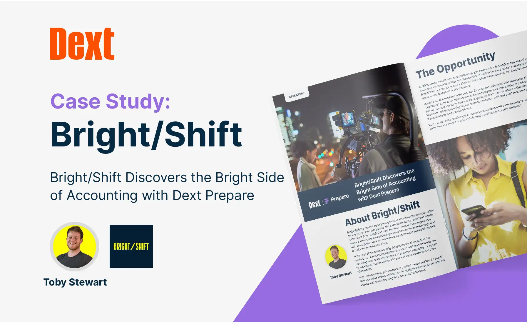 Bright/Shift Discovers the Bright Side of Accounting with Dext Prepare logo