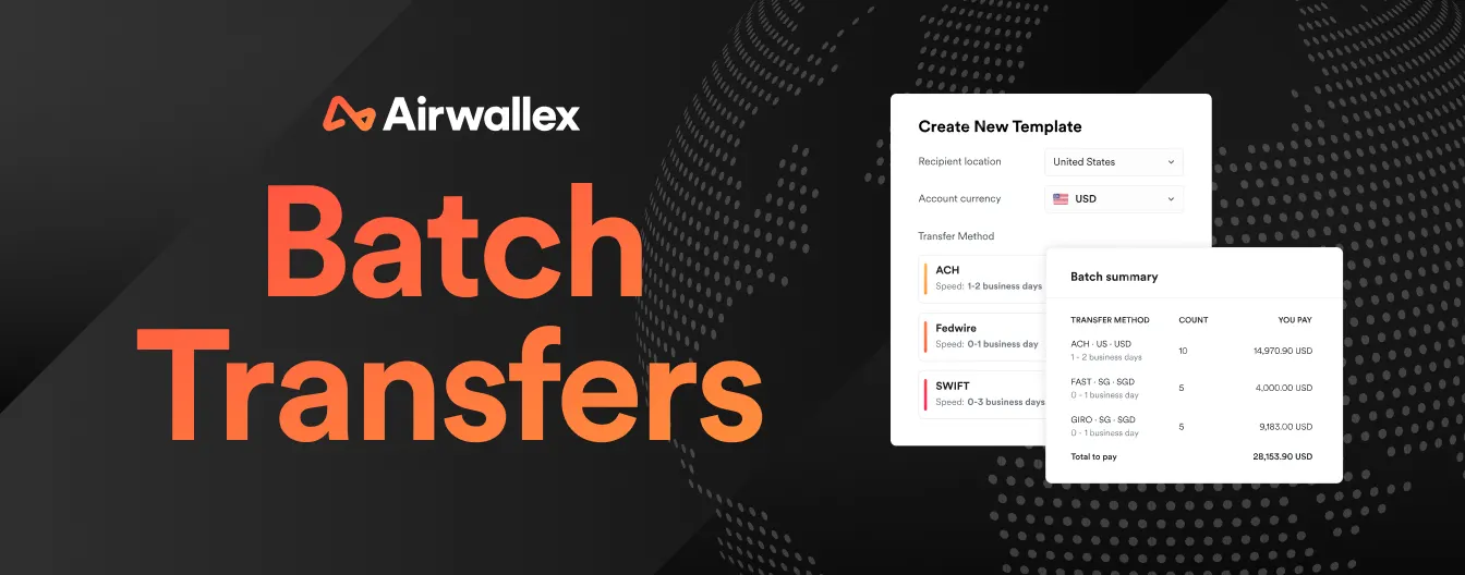 Airwallex launches Batch Transfers logo