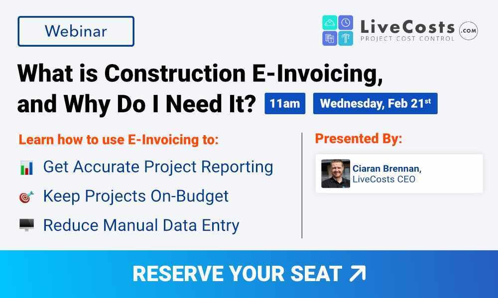 LiveCosts: What is Construction E-Invoicing, and Why Do I Need It? logo