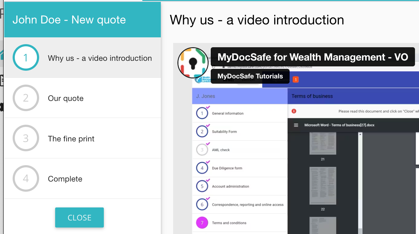 Business proposals platforms – how to choose and why MyDocSafe is unique logo