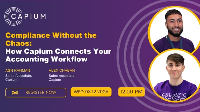 Compliance Without the Chaos: How Capium Connects Your Accounting Workflow logo