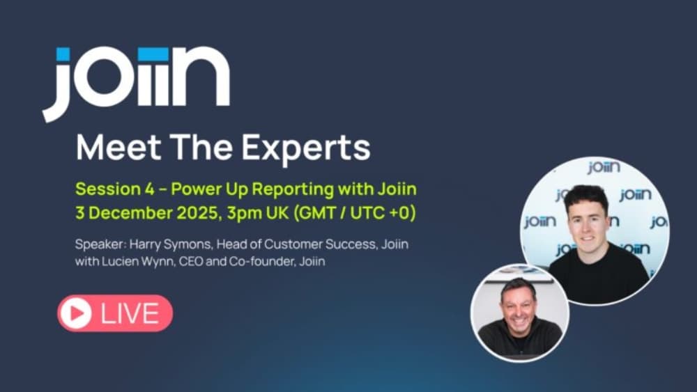 Joiin Live: Meet the Experts logo