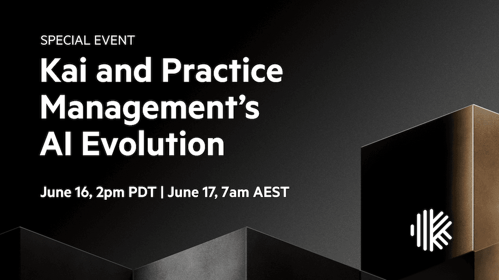 Special Event: Kai and Practice Management's AI Evolution image