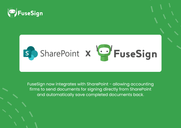 FuseSign launches Microsoft SharePoint integration for accounting firms image